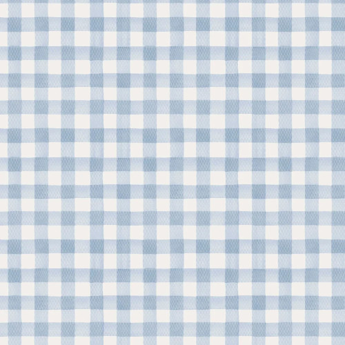 Painted Gingham Blue...