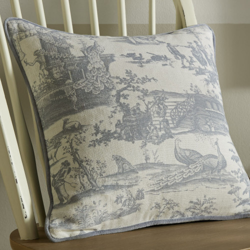 Cojín Braysmith Toile Azul...