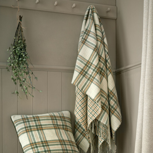 Manta Padbury Check Oliva...