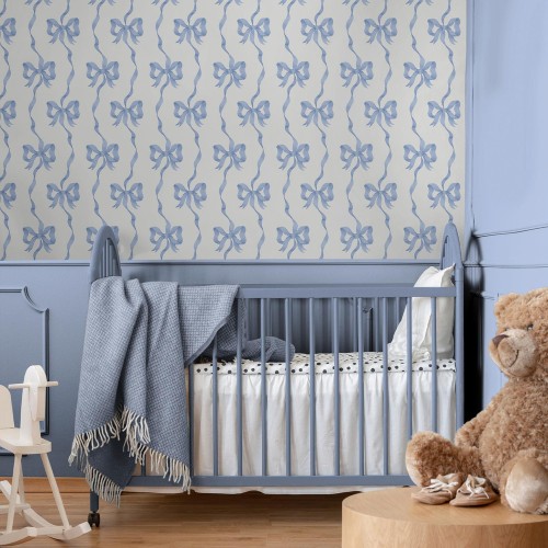 Papel Pintado Ribbon Bow...