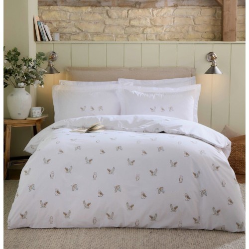 Snowy Owls White Bedset,...