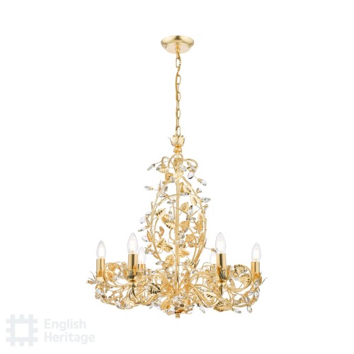 Audley 6Lt Pendant Gold...
