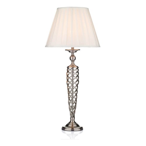 Siam table lamp Satin chrome