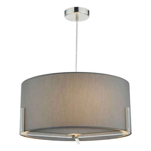 Santino chrome ceiling lamp x3