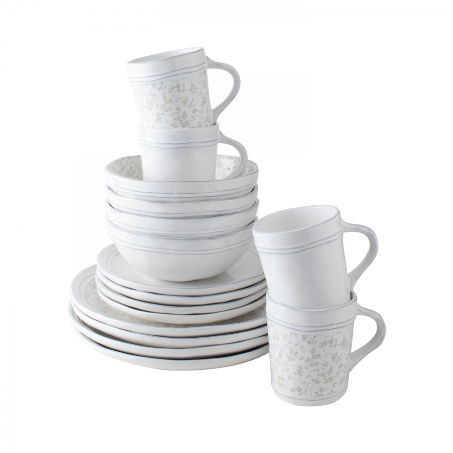 Laura Ashley Artisan Set of 2 Mugs, Service for 2 - White