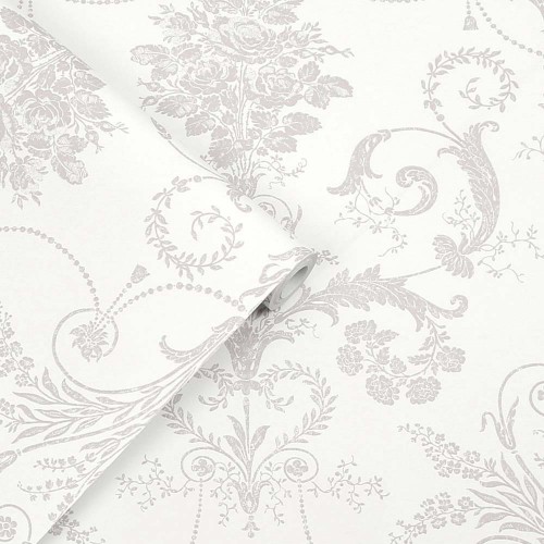 Josette Wallpaper Dove Grey...