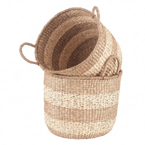 2-Tone Natural Seagrass Basket