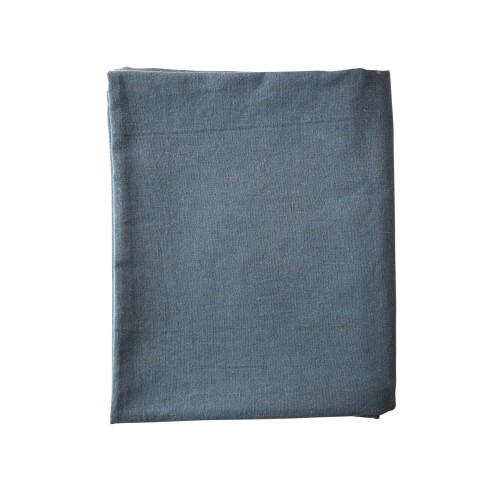 Mantel azul de flores: 40% Algodón, 30% Lino, 30% Poliéster. Colección Wild Clematis vintage, Laura Ashley.