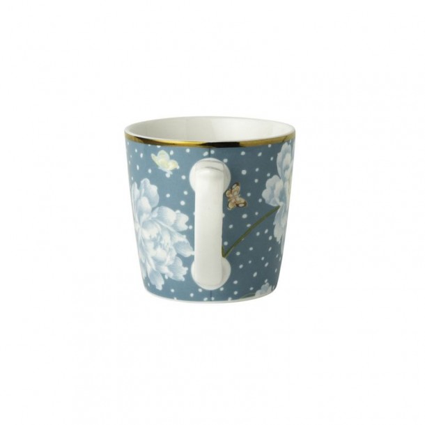 Taza mini mug azul mar Heritage, Laura Ashley. Capacidad 24 cl. Hecha de porcelana. Apta para lavavajillas.