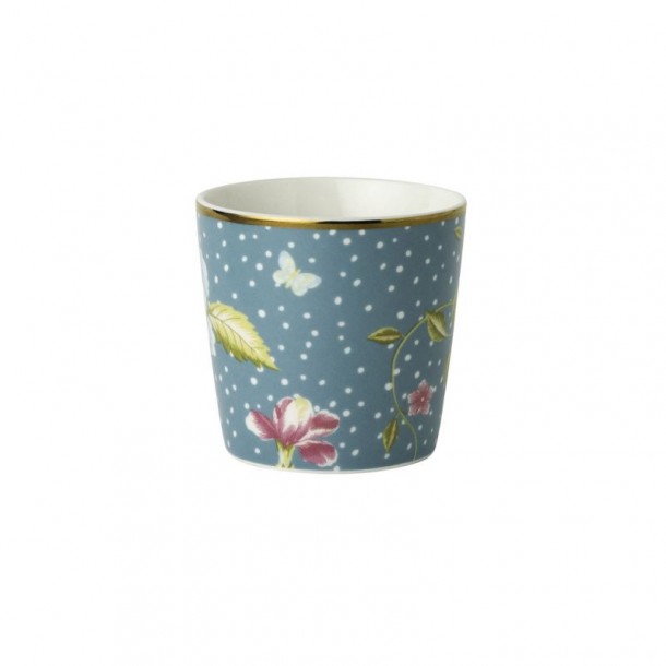 Taza mini mug azul mar Heritage, Laura Ashley. Capacidad 24 cl. Hecha de porcelana. Apta para lavavajillas.