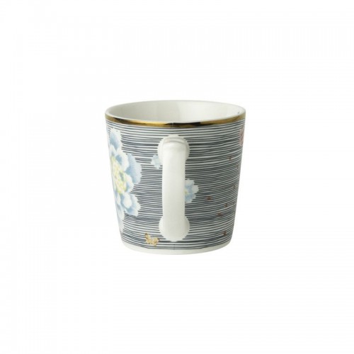 Taza mini mug azul noche rayas Heritage, Laura Ashley. Capacidad 24 cl. Hecha de porcelana. Apta para lavavajillas.