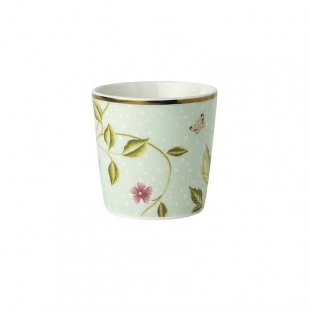 Taza mini mug menta Heritage, Laura Ashley. Capacidad 24 cl. Hecha de porcelana. Apta para lavavajillas.