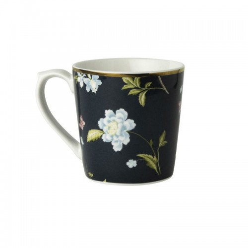 Heritage midnight blue mug, Laura Ashley. Capacity 35 c. Made of porcelain. Dishwasher safe.