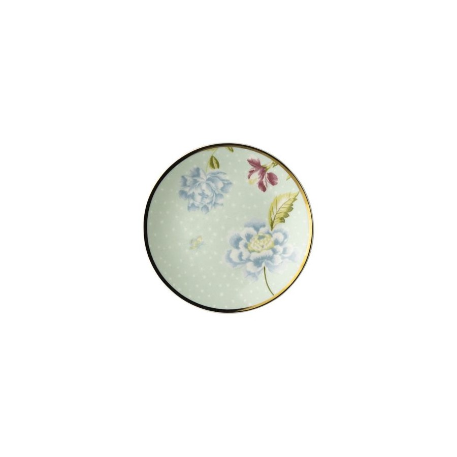 Heritage mint saucer, Laura Ashley. Diameter 12 cm. Made of porcelain. Dishwasher safe.