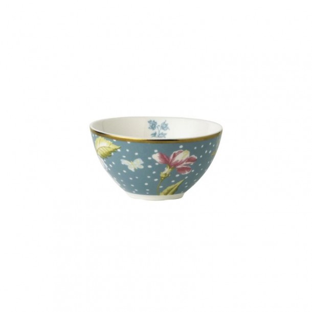 Mini Sea Blue Heritage Bowl, Laura Ashley. Capacity 15cl. Made of porcelain. Dishwasher safe.