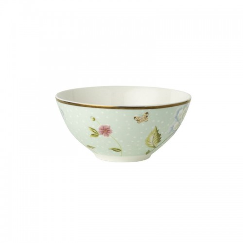 Small Heritage Mint Bowl, Laura Ashley. Capacity 42cl. Made of porcelain. Dishwasher safe.