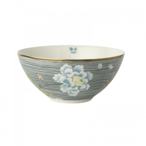 Heritage bowl night blue stripes, Laura Ashley. Capacity 80cl. Made of porcelain. Dishwasher safe.