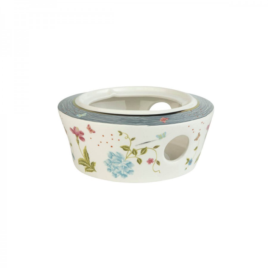 1.6 liter teapot candle warmer with Elveden print, Laura Ashley. Made of porcelain and adapted to the teapot.