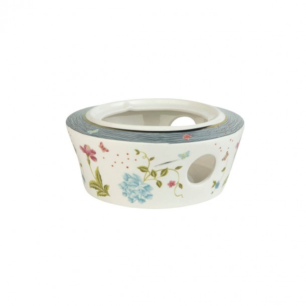 1.6 liter teapot candle warmer with Elveden print, Laura Ashley. Made of porcelain and adapted to the teapot.