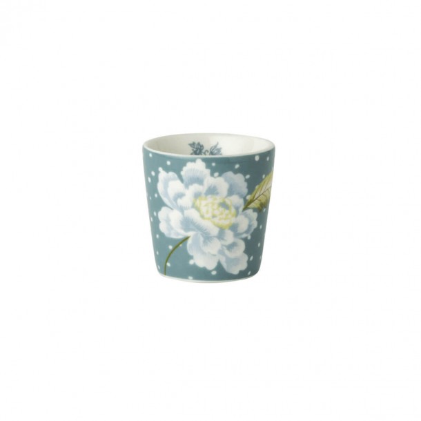 Seaspray egg cup. Heritage Collection, Laura Ashley. Height 5 cm, porcelain and dishwasher safe.