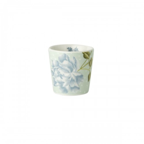 Mint egg cup Heritage Collection, Laura Ashley. Height 5 cm, porcelain and dishwasher safe.