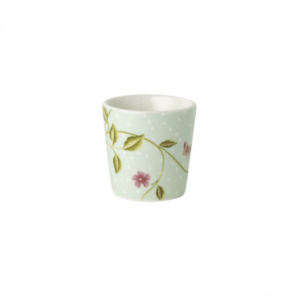 Mint egg cup Heritage Collection, Laura Ashley. Height 5 cm, porcelain and dishwasher safe.