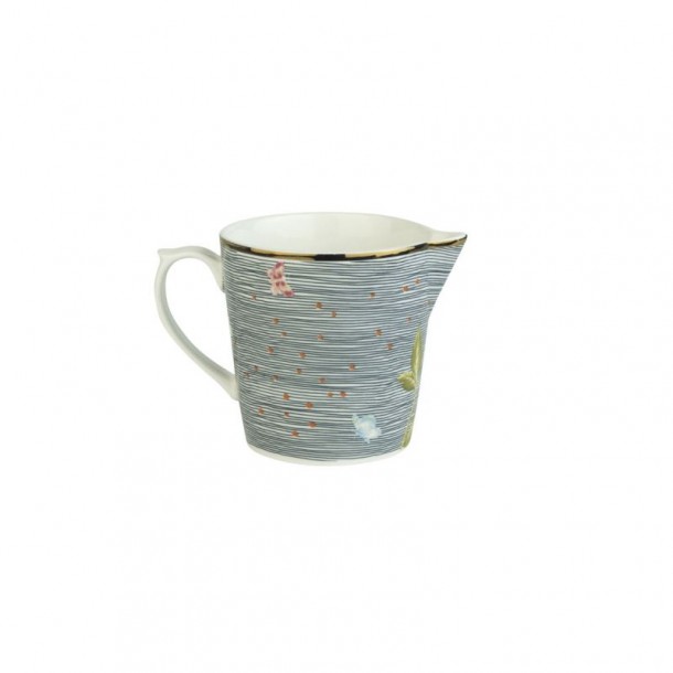 Night blue striped milk jug. Heritage Collection, Laura Ashley. Capacity 25cl. Made of porcelain. Dishwasher safe.