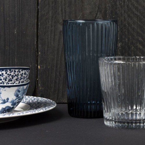Blue crystal glass 46 cl. Blueprint Collection. Inspired by Laura Ashley's first impressions.