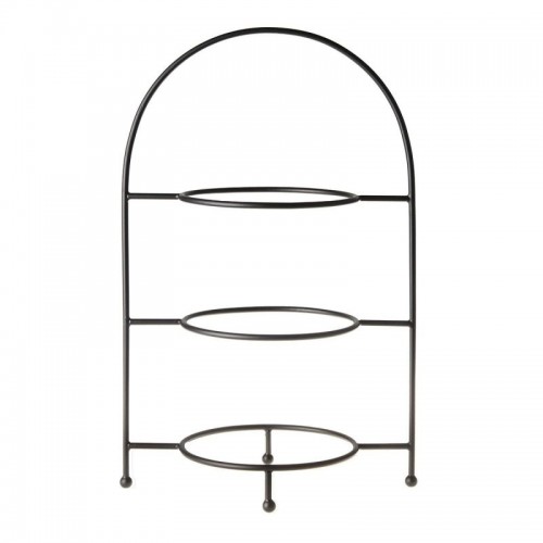 Metal plate rack with 3 heights, Laura Ashley. 29 x 46cm. For dishes with max. 27cm