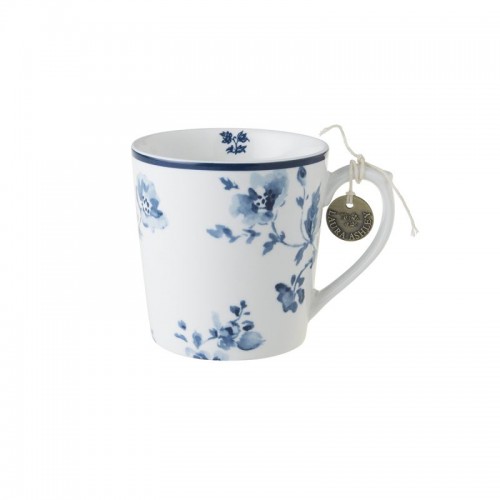 Large China Rose mug, combinable with a matching plate from the Blueprint collection, by Laura Ashley.