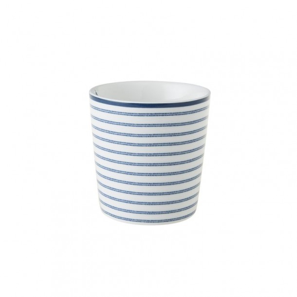 Large Candy Stripe mug 54 cl, combinable with a matching plate from the Blueprint collection, by Laura Ashley.
