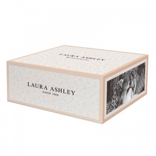 4 tazas con estampado Sweet Allysum. En caja regalo y con capacidad de 35 cl. Colección Blueprint, de Laura Ashley.