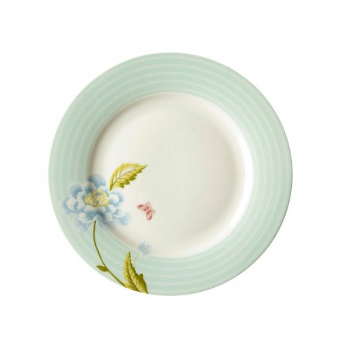 Mint green Candy plate, Elveden design, 1988. Diam. 20 cm. Heritage Collection, Laura Ashley. Perfect to combine.