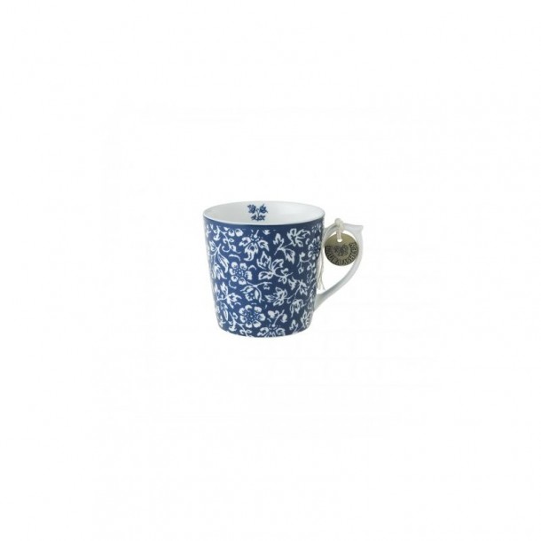 Sweet Allysum 24cl cup, blue plant motifs. Blueprint Collection, Laura Ashley. Combine it with other elements of the collection.
