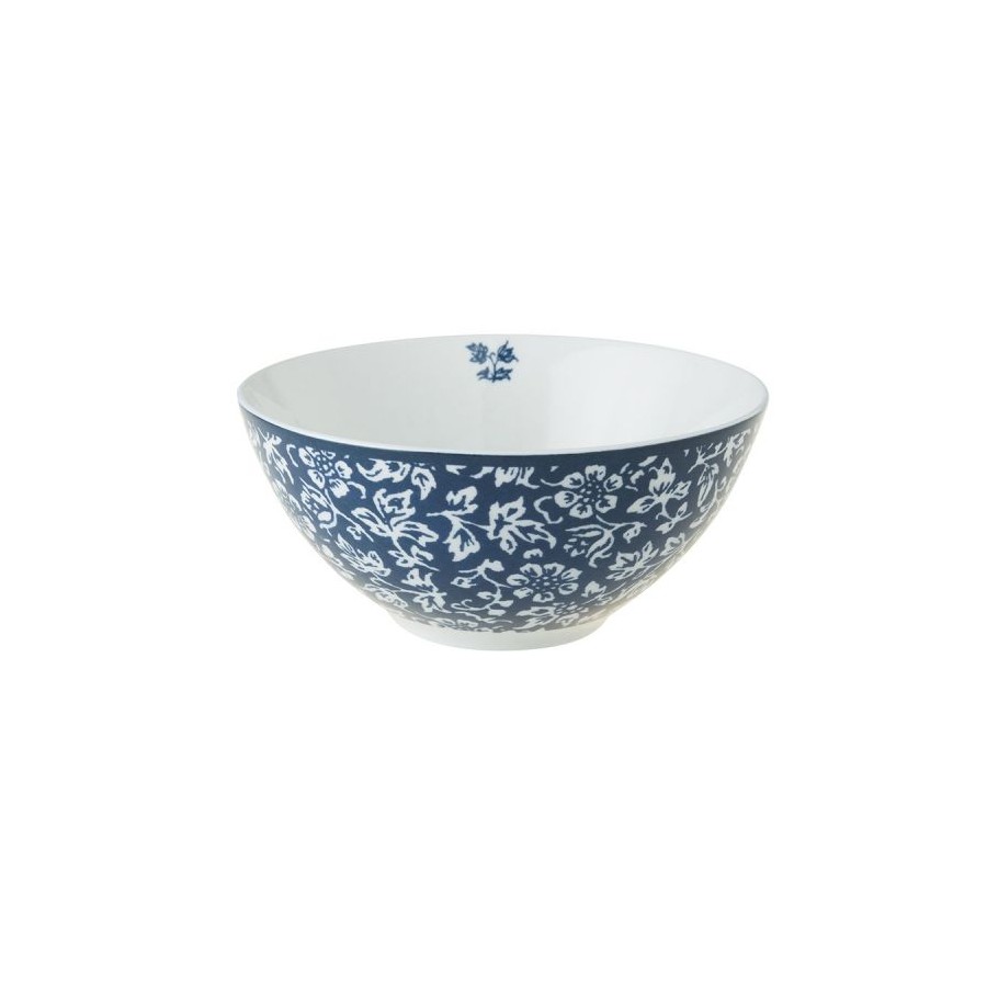 Sweet Allysum bowl 16 cm, with blue rose print. Blueprint Collection, by Laura Ashley. Available in various designs.