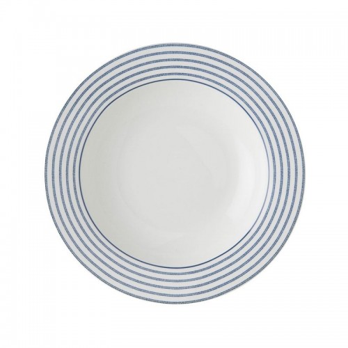 Plato hondo 22 cm Candy Stripe. Disponible en varios diseños. Colección Blueprint, de Laura Ashley. Completa la colección.