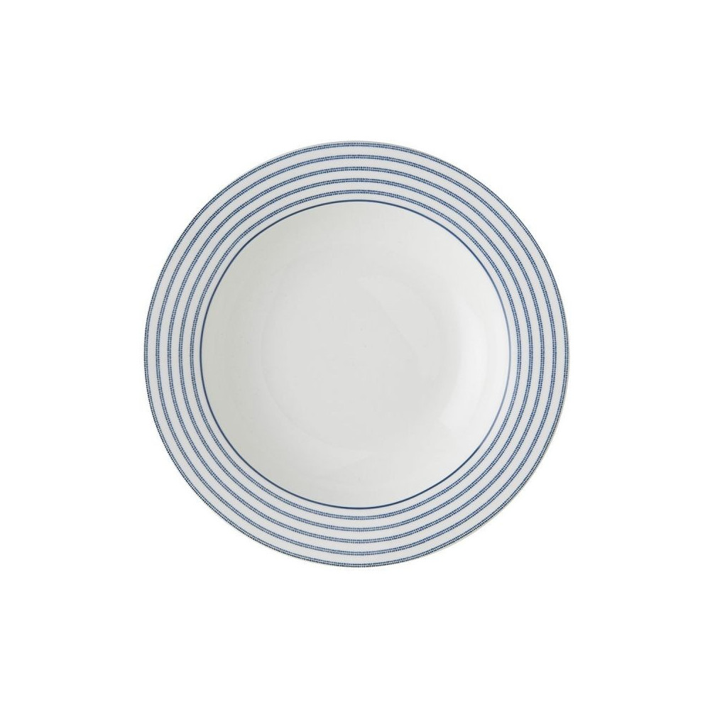 Plato hondo 22 cm Candy Stripe. Disponible en varios diseños. Colección Blueprint, de Laura Ashley. Completa la colección.