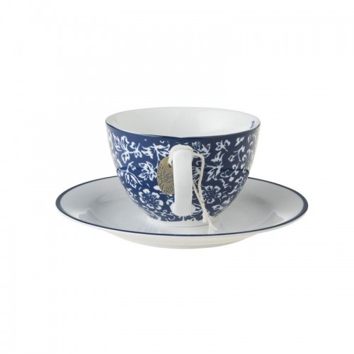 Sweet Allysym mug and plate set perfect for a cappuccino or tea. Blueprint Collection, by Laura Ashley.