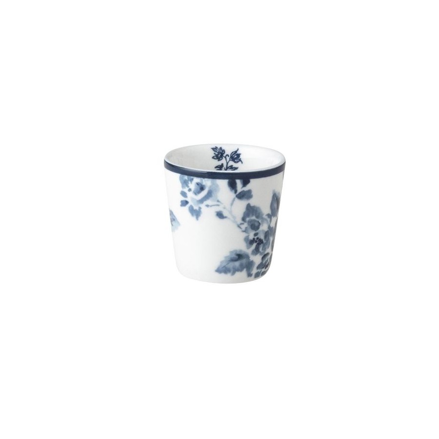 Egg cup with China Rose print. Combine it with the rest of the Blueprint collection, by Laura Ashley.