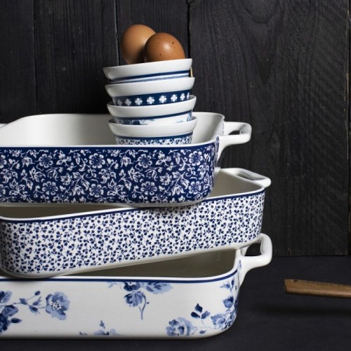 Sweet Allysum square baking tray. Combine it with the Blueprint collection, by Laura Ashley.