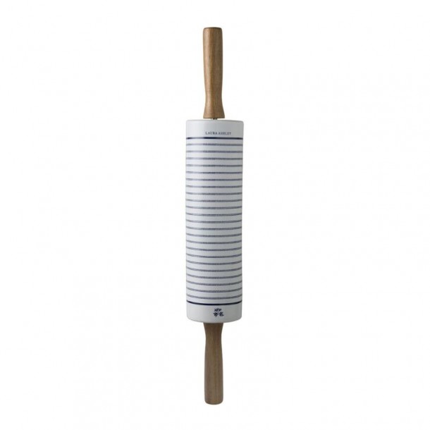 Candy Stripe ceramic rolling pin. Wooden handles. Blueprint Collection, Laura Ashley. Combine it, with the collection.