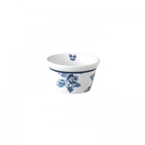 Small China Rose bowl 9 cm, for oven. Ideal for quiches, souffles and cakes. Blueprint Collection, Laura Ashley.
