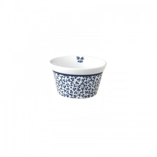 Small Floris bowl 9 cm, for oven. Ideal for quiches, souffles and cakes. Blueprint Collection, Laura Ashley.