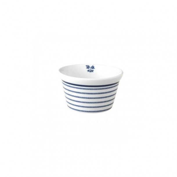 Small Candy Stripe bowl 9 cm, for oven. Ideal for quiches, souffles and cakes. Blueprint Collection, Laura Ashley.