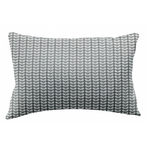 Orla Kiely bed set. Elegant and classic, Tiny Stem. 200 thread count cotton, in gray and white.